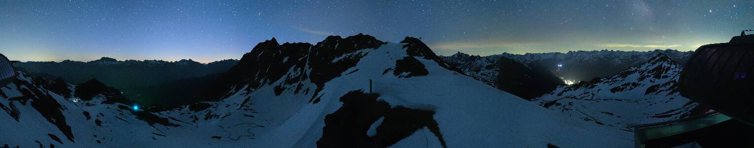 Silvretta Montafon Panorama Bahn am Hochjoch