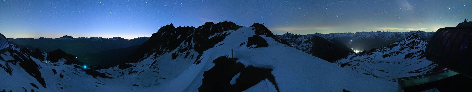 Silvretta Montafon Panorama Bahn am Hochjoch