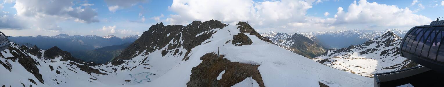 Silvretta Montafon Panorama Bahn am Hochjoch