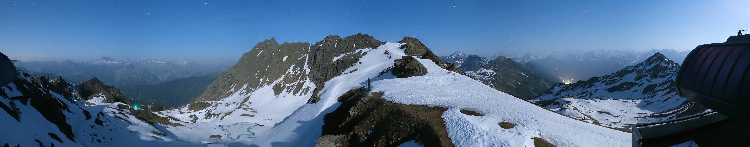 Silvretta Montafon Panorama Bahn am Hochjoch