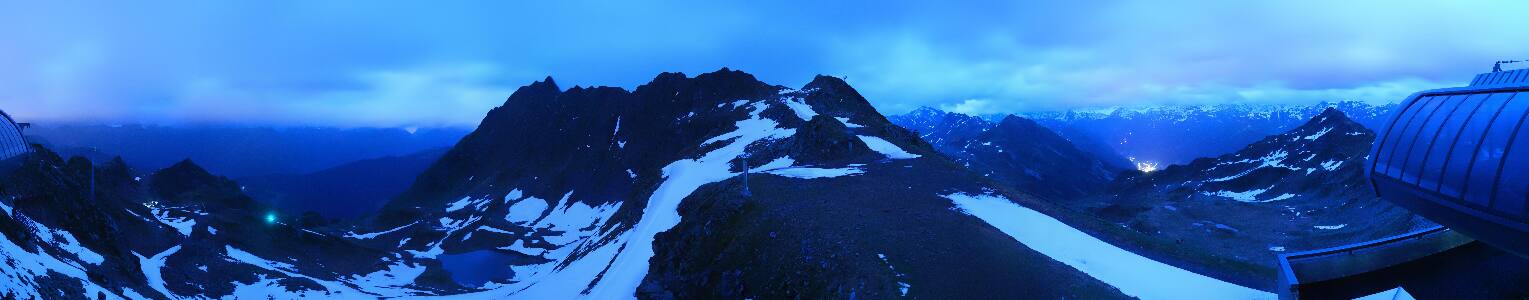 Silvretta Montafon Panorama Bahn am Hochjoch