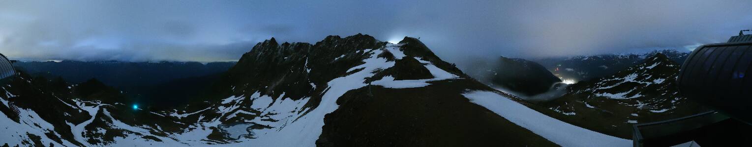 Silvretta Montafon Panorama Bahn am Hochjoch
