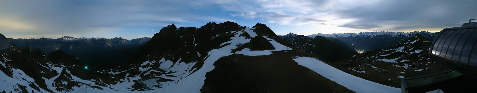 Silvretta Montafon Panorama Bahn am Hochjoch