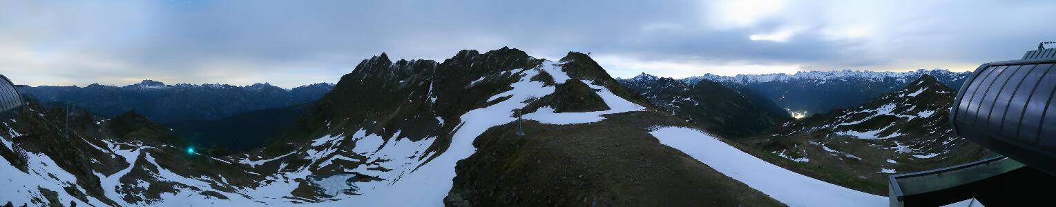 Silvretta Montafon Panorama Bahn am Hochjoch
