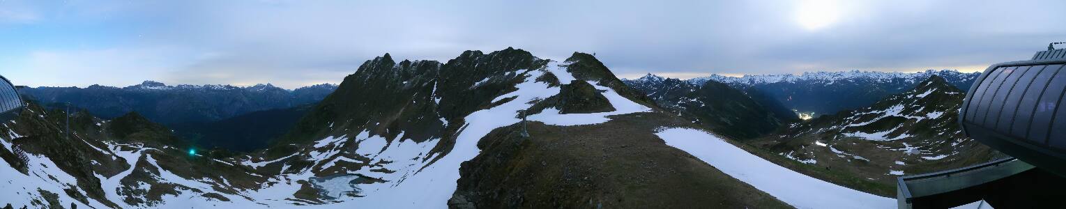Silvretta Montafon Panorama Bahn am Hochjoch