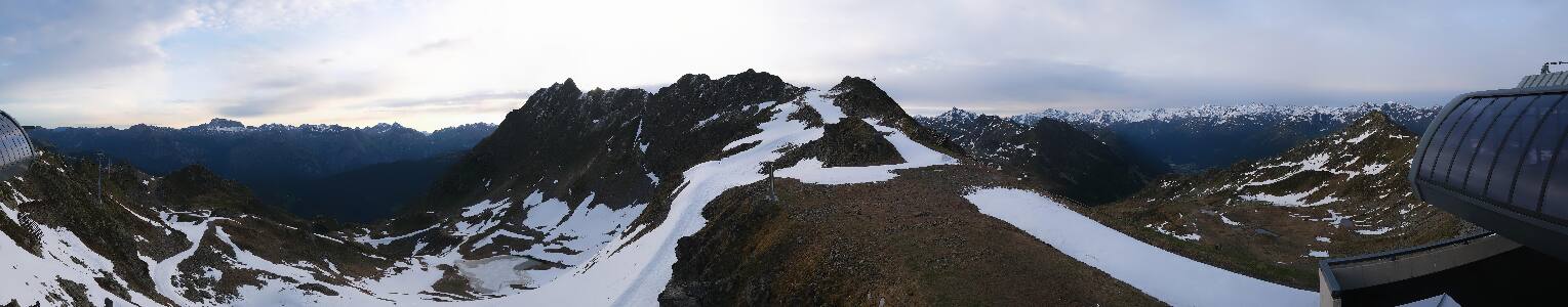 Silvretta Montafon Panorama Bahn am Hochjoch