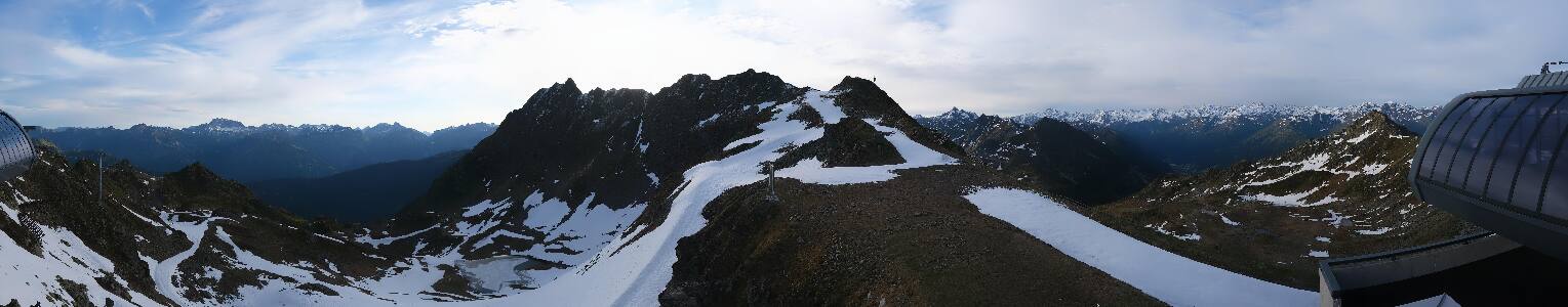 Silvretta Montafon Panorama Bahn am Hochjoch