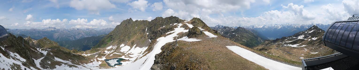 Silvretta Montafon | Panorama Bahn am Hochjoch