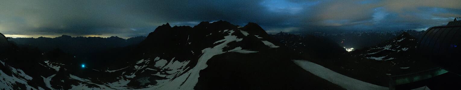 Silvretta Montafon Panorama Bahn am Hochjoch