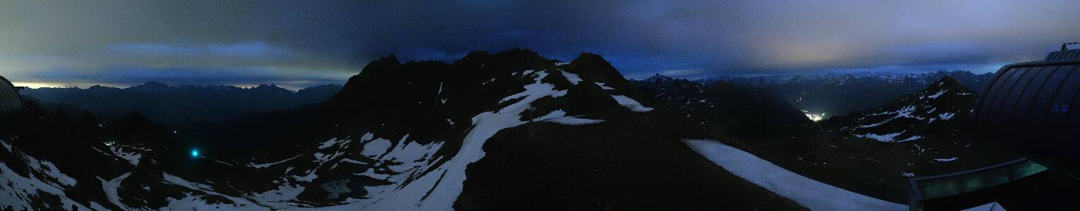 Silvretta Montafon Panorama Bahn am Hochjoch