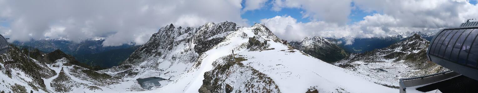 Silvretta Montafon Panorama Bahn am Hochjoch