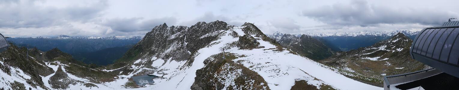 Silvretta Montafon Panorama Bahn am Hochjoch