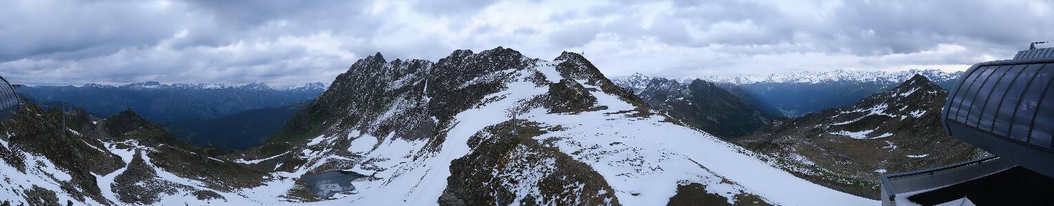 Silvretta Montafon Panorama Bahn am Hochjoch