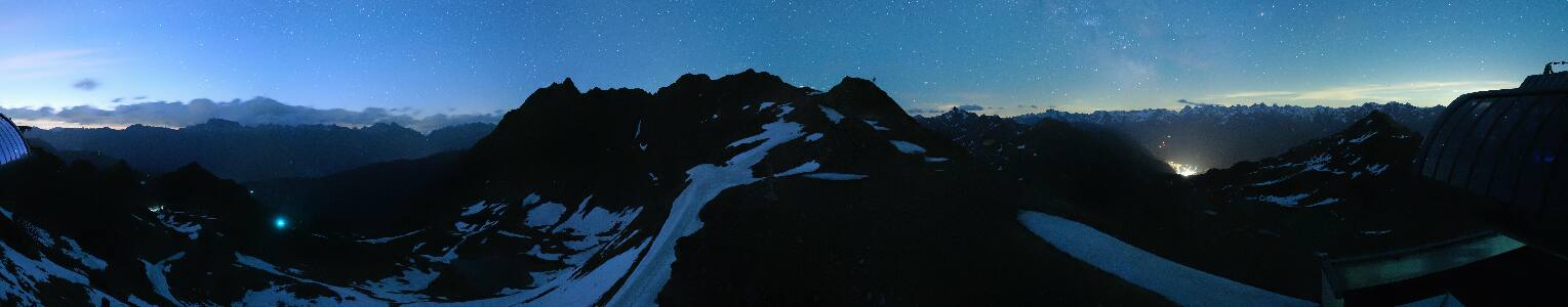 Silvretta Montafon Panorama Bahn am Hochjoch