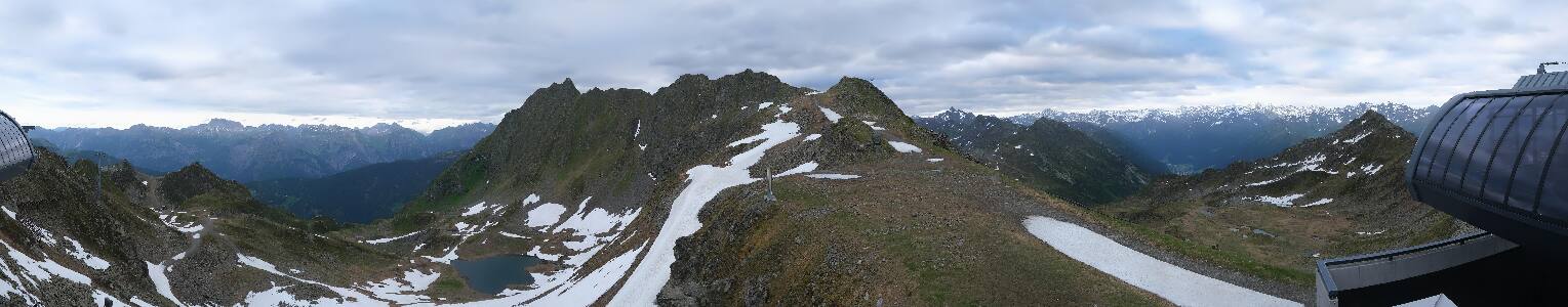 Silvretta Montafon Panorama Bahn am Hochjoch