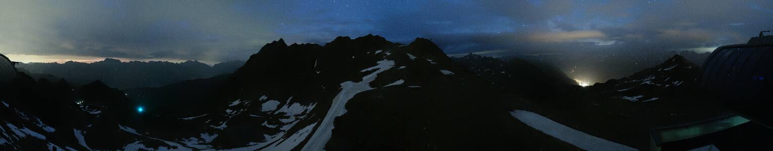 Silvretta Montafon Panorama Bahn am Hochjoch