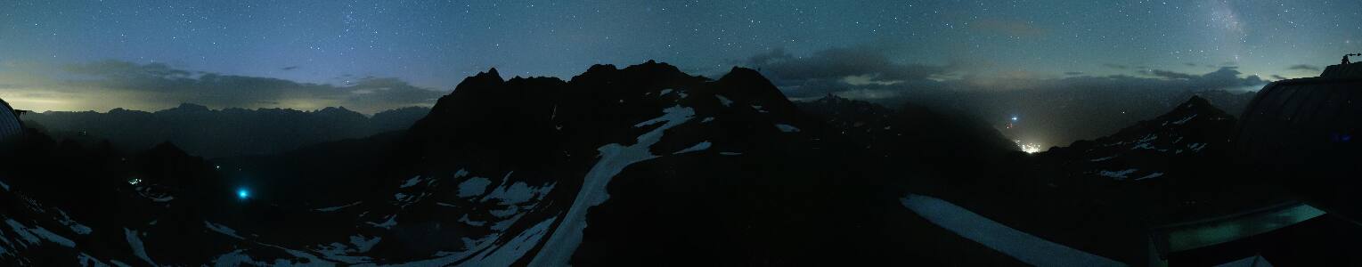 Silvretta Montafon Panorama Bahn am Hochjoch