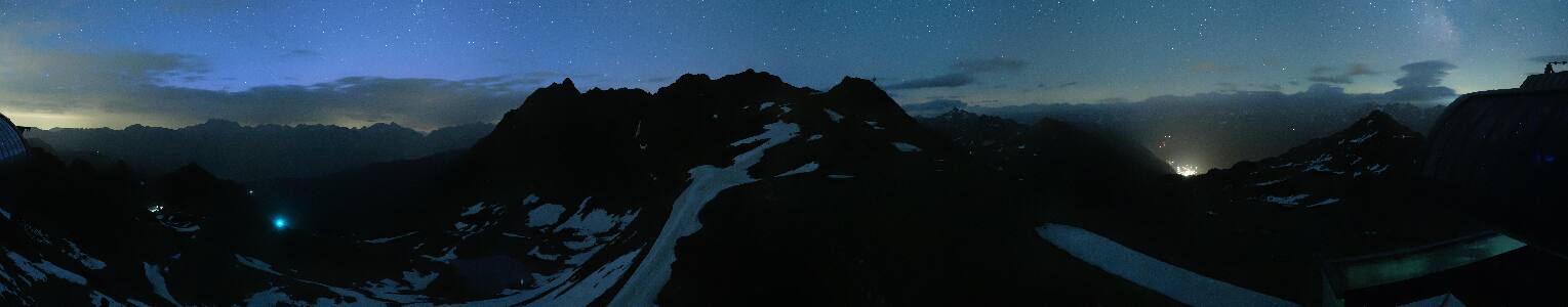 Silvretta Montafon Panorama Bahn am Hochjoch