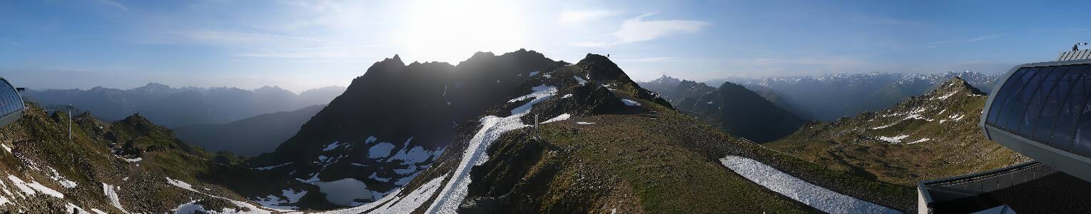 Silvretta Montafon Panorama Bahn am Hochjoch