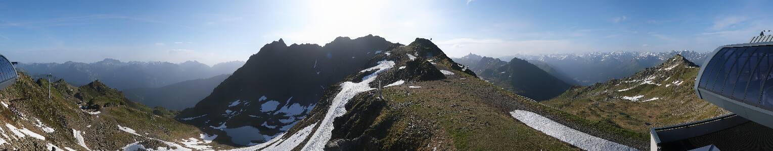 Silvretta Montafon Panorama Bahn am Hochjoch