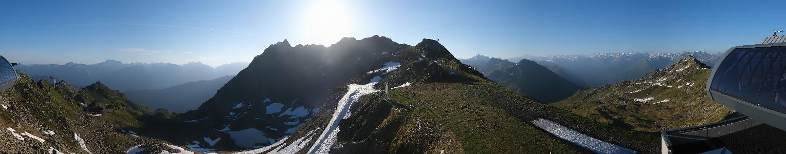 Silvretta Montafon Panorama Bahn am Hochjoch
