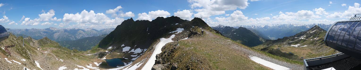 Silvretta Montafon | Panorama Bahn am Hochjoch