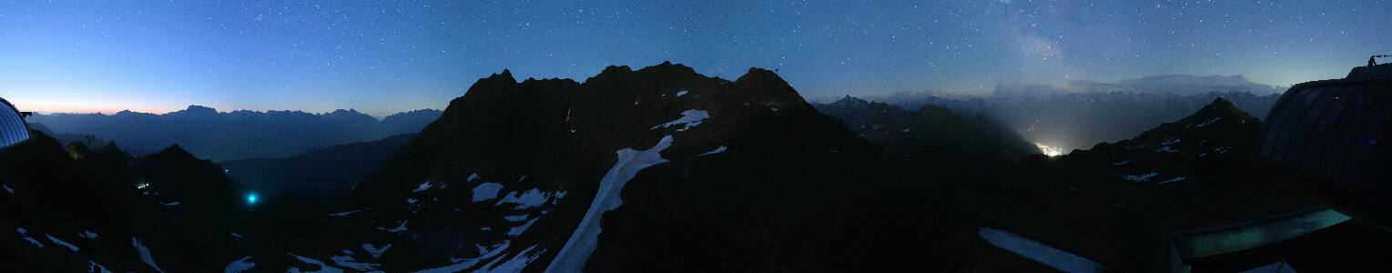 Silvretta Montafon Panorama Bahn am Hochjoch