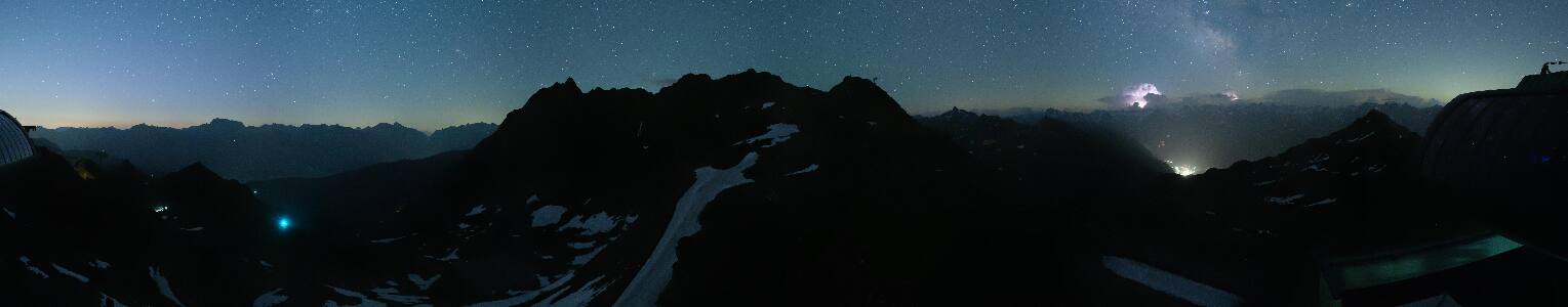 Silvretta Montafon Panorama Bahn am Hochjoch
