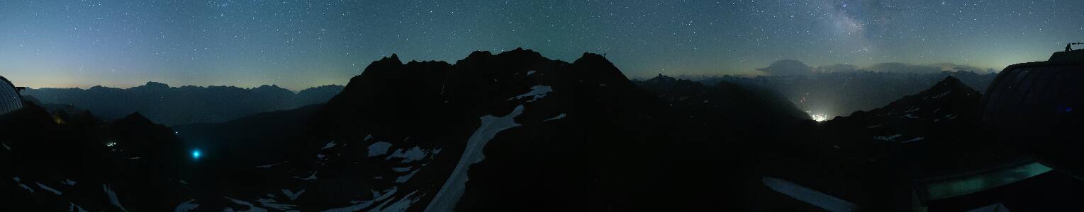 Silvretta Montafon Panorama Bahn am Hochjoch