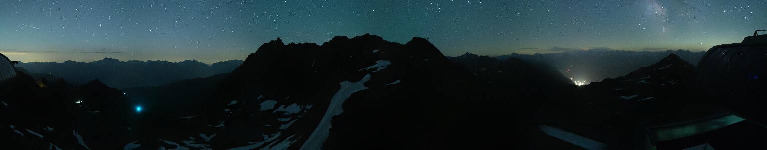 Silvretta Montafon Panorama Bahn am Hochjoch