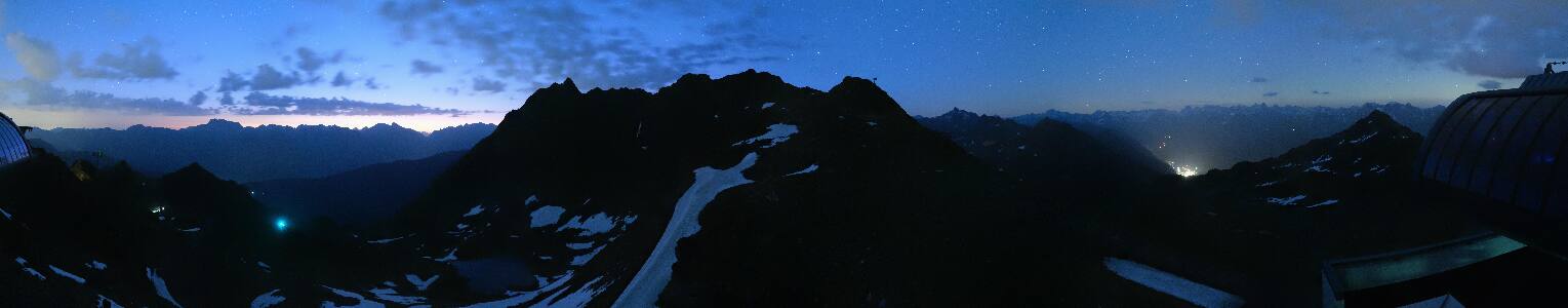 Silvretta Montafon Panorama Bahn am Hochjoch