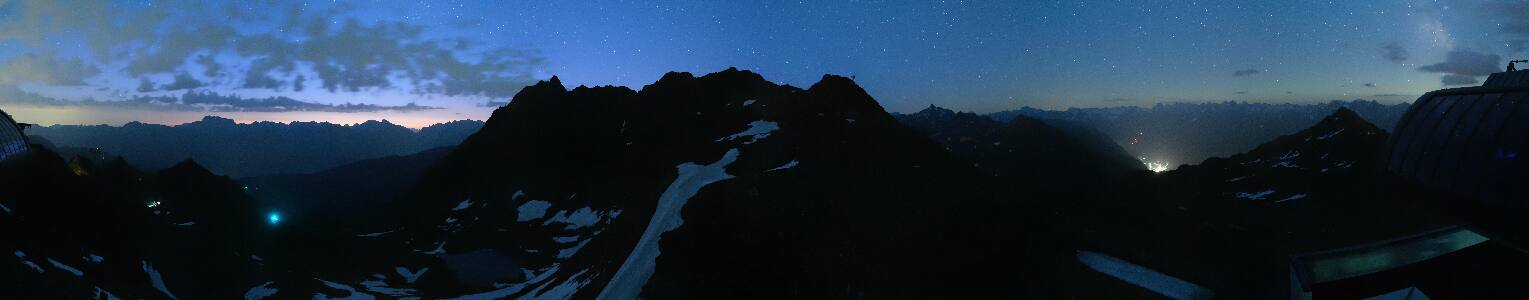 Silvretta Montafon Panorama Bahn am Hochjoch