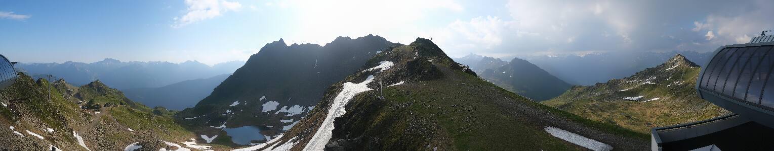 Silvretta Montafon Panorama Bahn am Hochjoch
