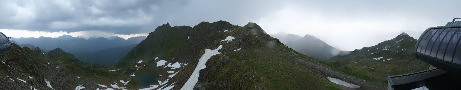 Silvretta Montafon Panorama Bahn am Hochjoch