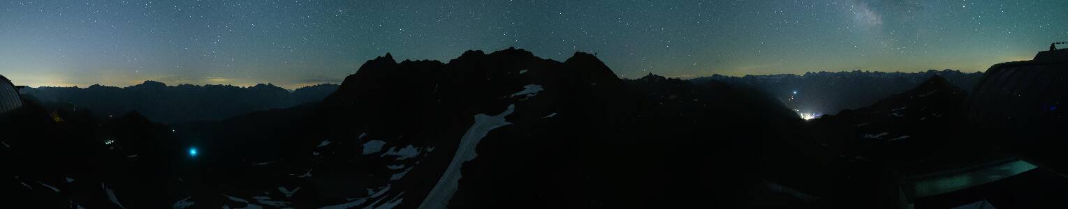 Silvretta Montafon Panorama Bahn am Hochjoch