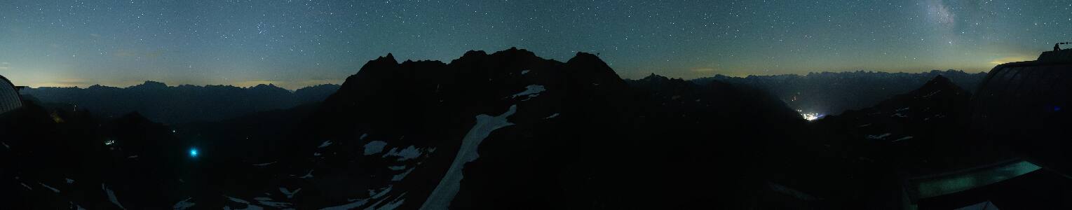 Silvretta Montafon Panorama Bahn am Hochjoch