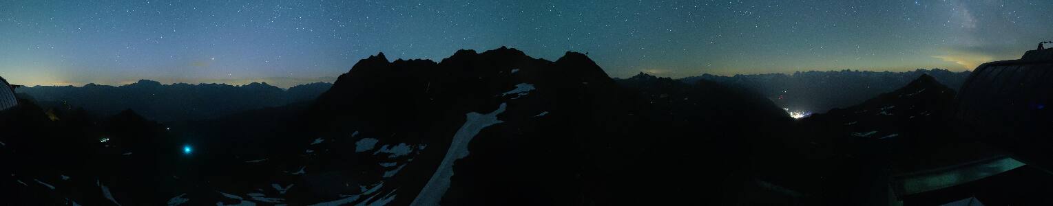 Silvretta Montafon Panorama Bahn am Hochjoch