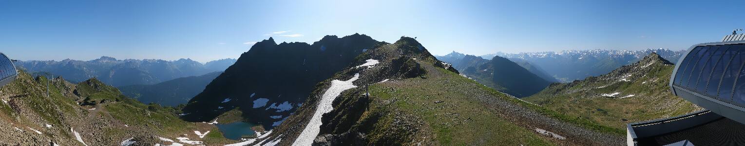 Silvretta Montafon | Panorama Bahn am Hochjoch