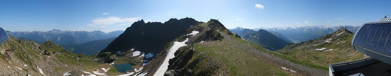 Silvretta Montafon | Panorama Bahn am Hochjoch