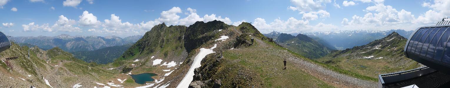 Silvretta Montafon | Panorama Bahn am Hochjoch