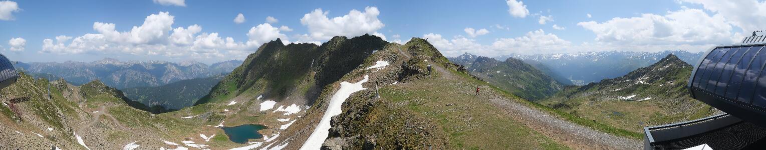Silvretta Montafon | Panorama Bahn am Hochjoch