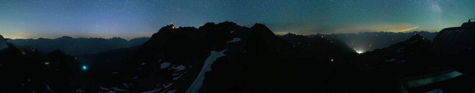 Silvretta Montafon Panorama Bahn am Hochjoch