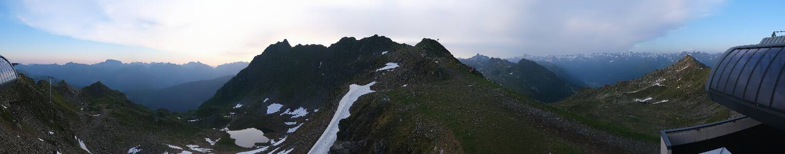 Silvretta Montafon Panorama Bahn am Hochjoch