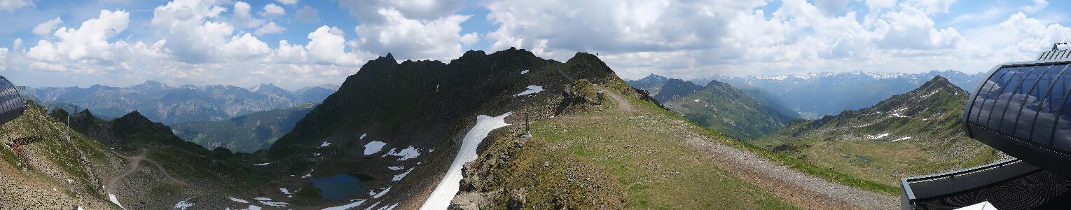 Silvretta Montafon | Panorama Bahn am Hochjoch