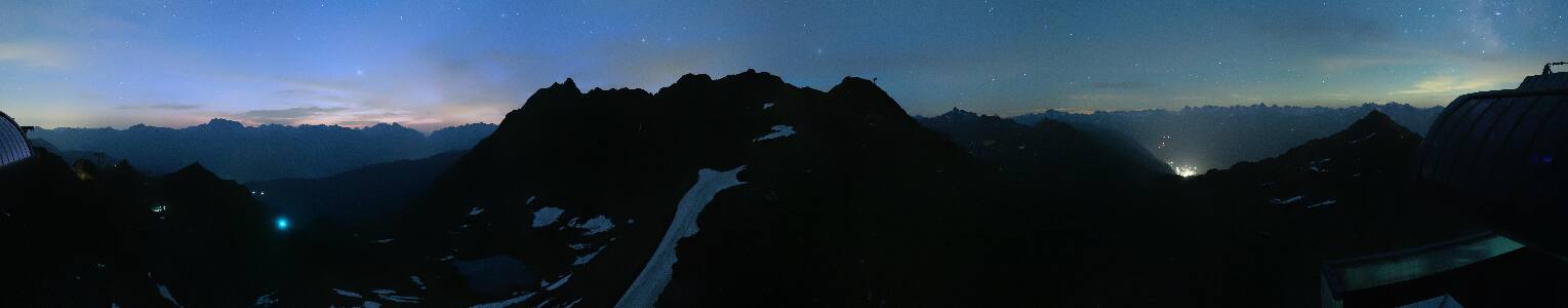 Silvretta Montafon Panorama Bahn am Hochjoch