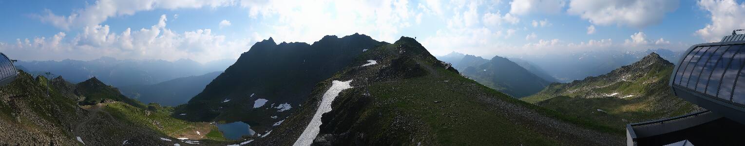 Silvretta Montafon Panorama Bahn am Hochjoch