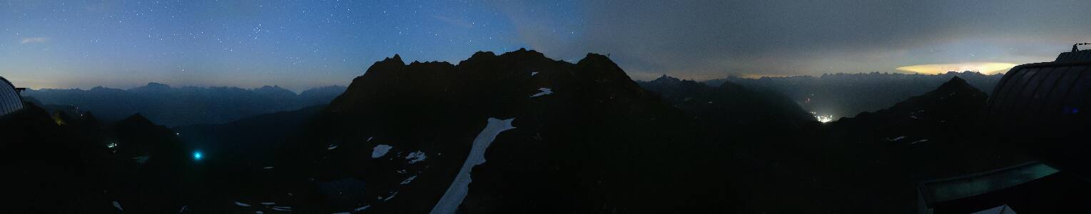 Silvretta Montafon Panorama Bahn am Hochjoch