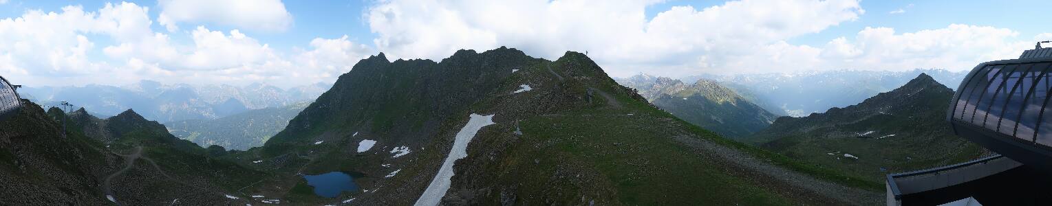 Silvretta Montafon Panorama Bahn am Hochjoch