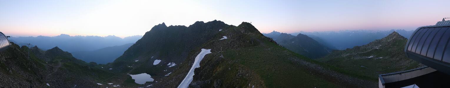 Silvretta Montafon Panorama Bahn am Hochjoch
