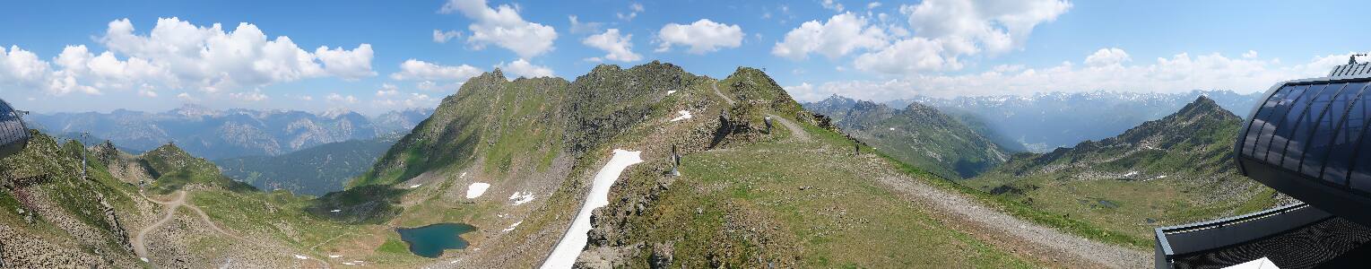 Silvretta Montafon | Panorama Bahn am Hochjoch